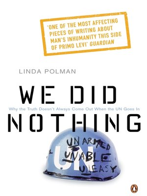 cover image of We Did Nothing